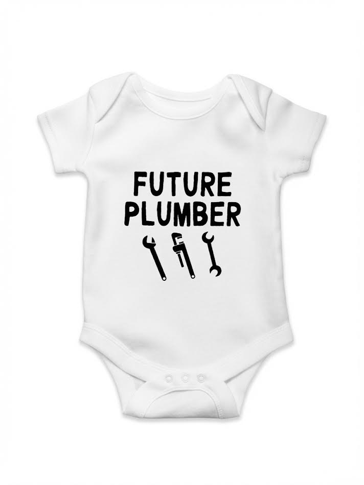 Future Plumber Baby Onesie