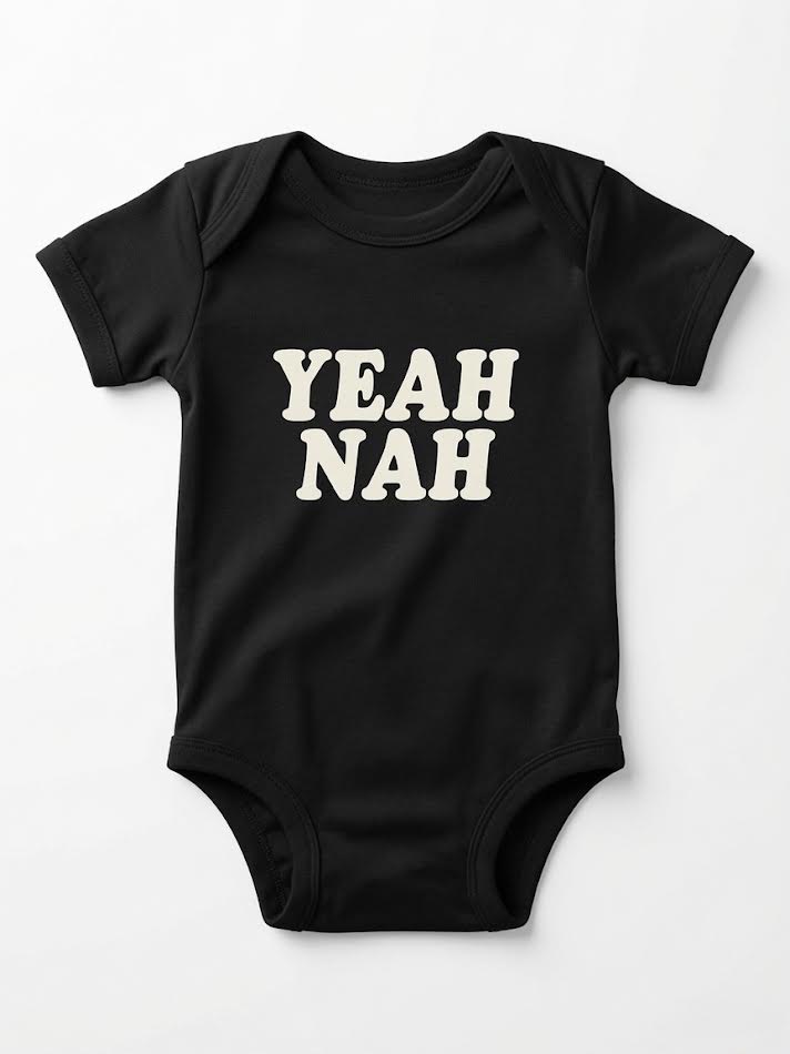 Yeah Nah Baby Onesie