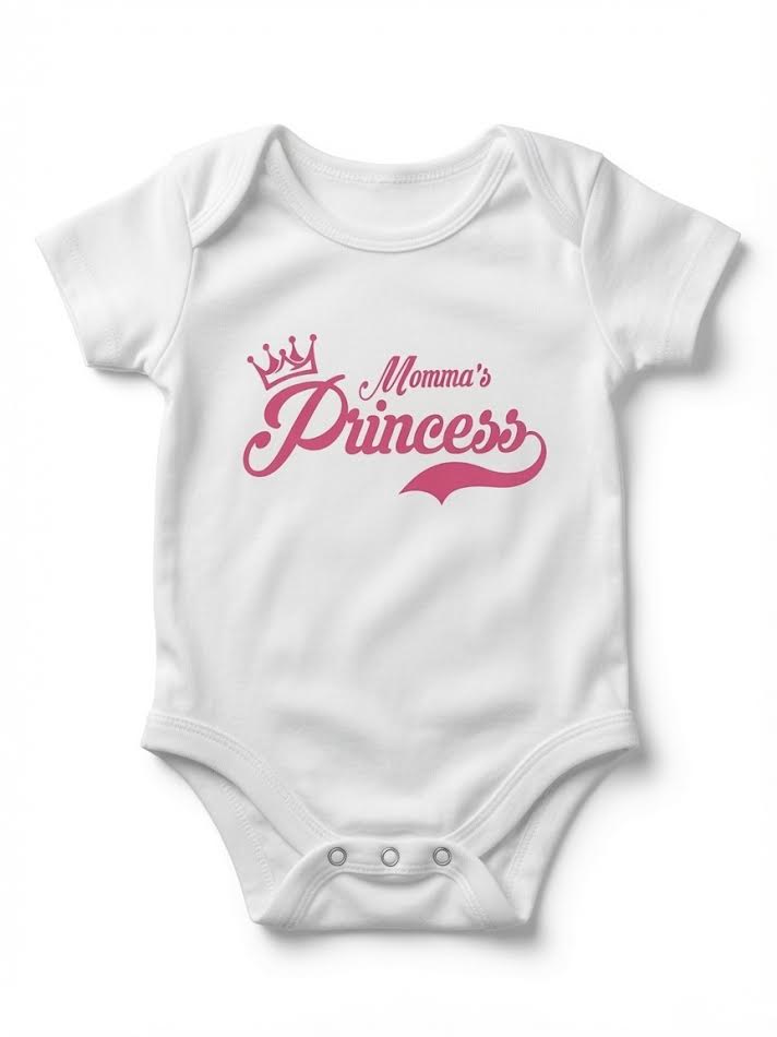 Momma's Princess Baby Onesie